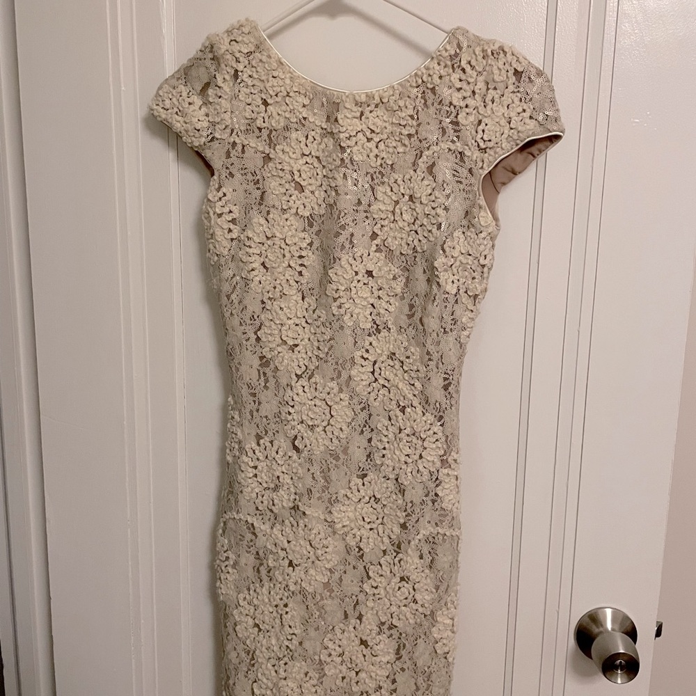 Formal sequin/floral bodycon dress